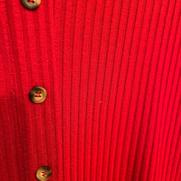 Topshop red knit sweater dress - never worn. - Picture 4 of 4